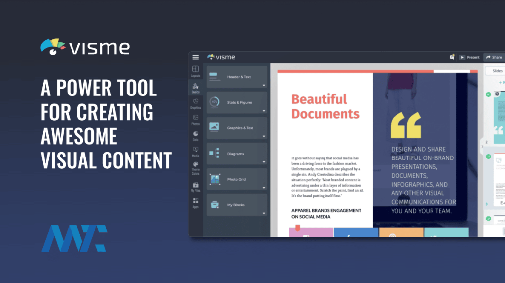 Visme Visual Content Designer