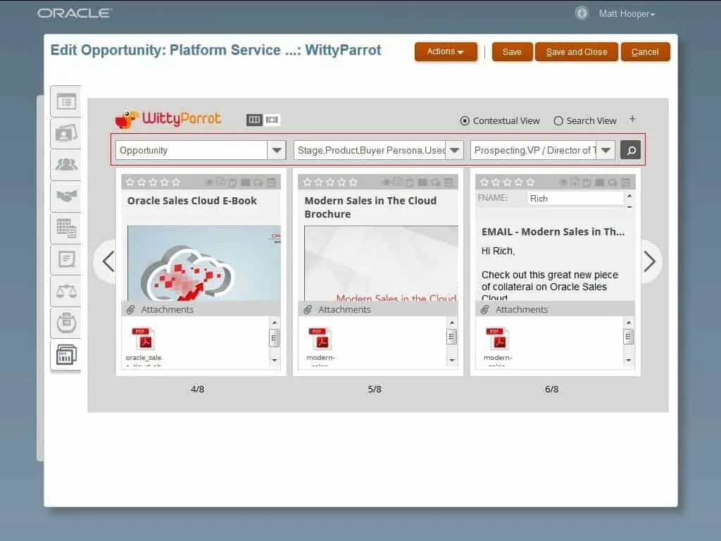 Oracle Widget2a 1