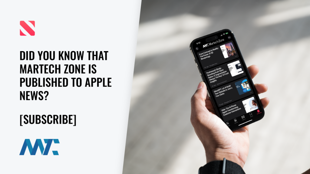 martech zone on apple news