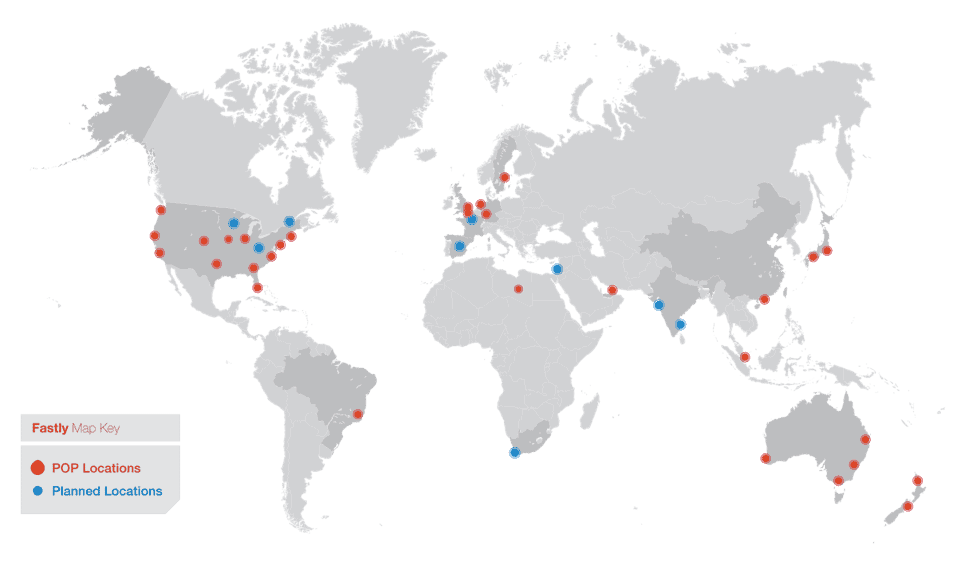Fastly CDN Locations