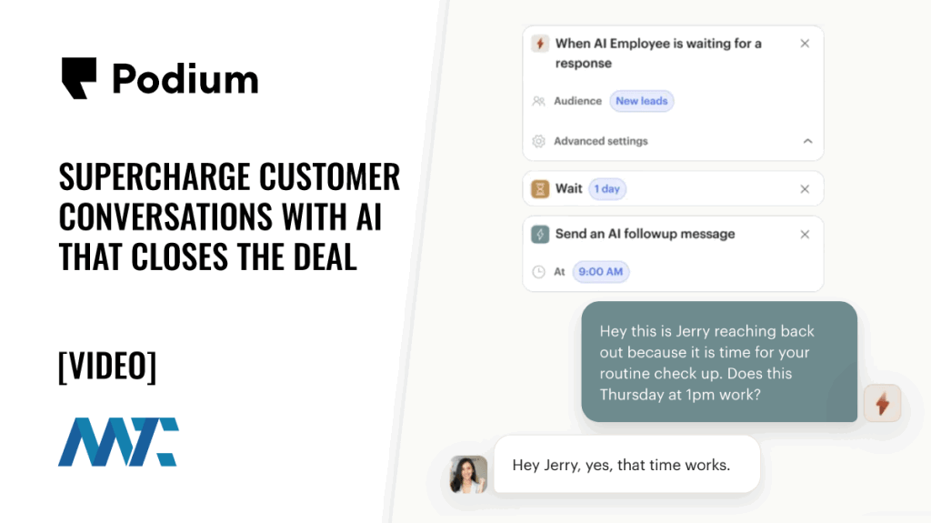 Podium: Supercharge Customer Conversations with AI That Closes the Deal