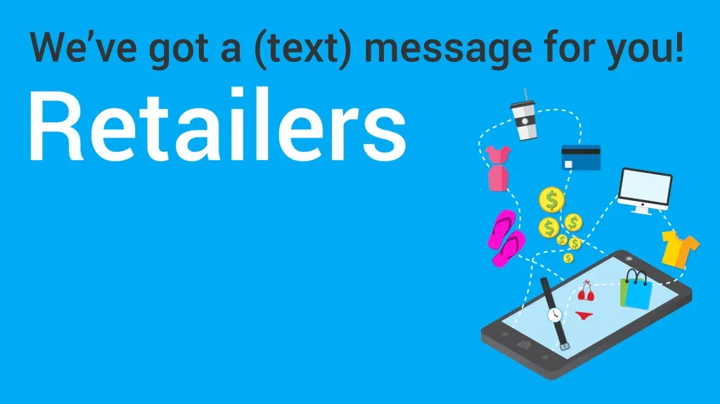 retail sms text messaging infographic