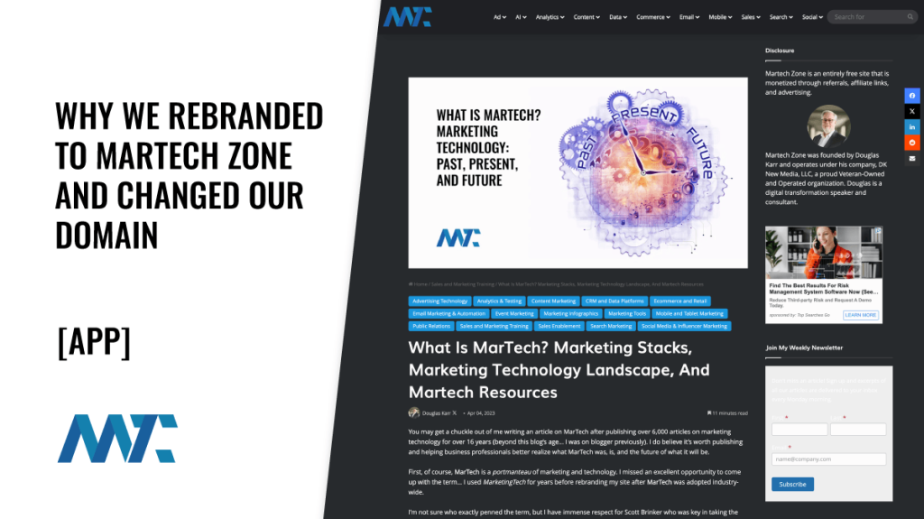 Martech Zone Rebranding