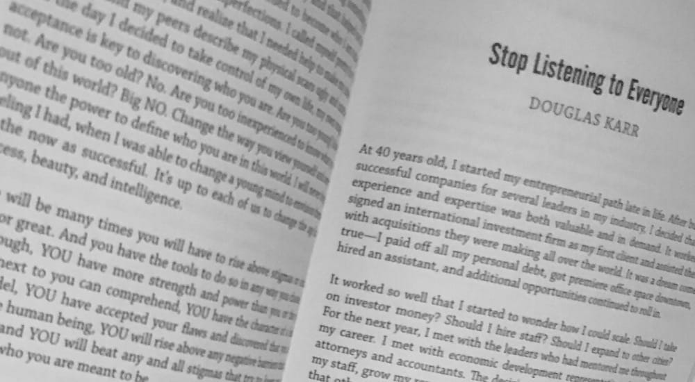 Over 100 Authors Share Their Knowledge in the Better Business Book 1 stop listening to everyone