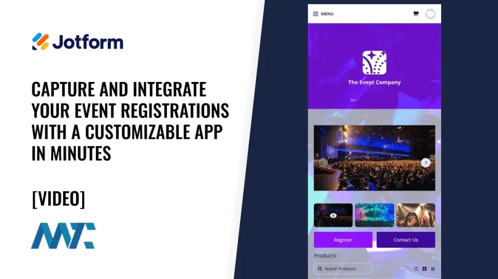 JotForm: Event Registration App Template for Lead Capture