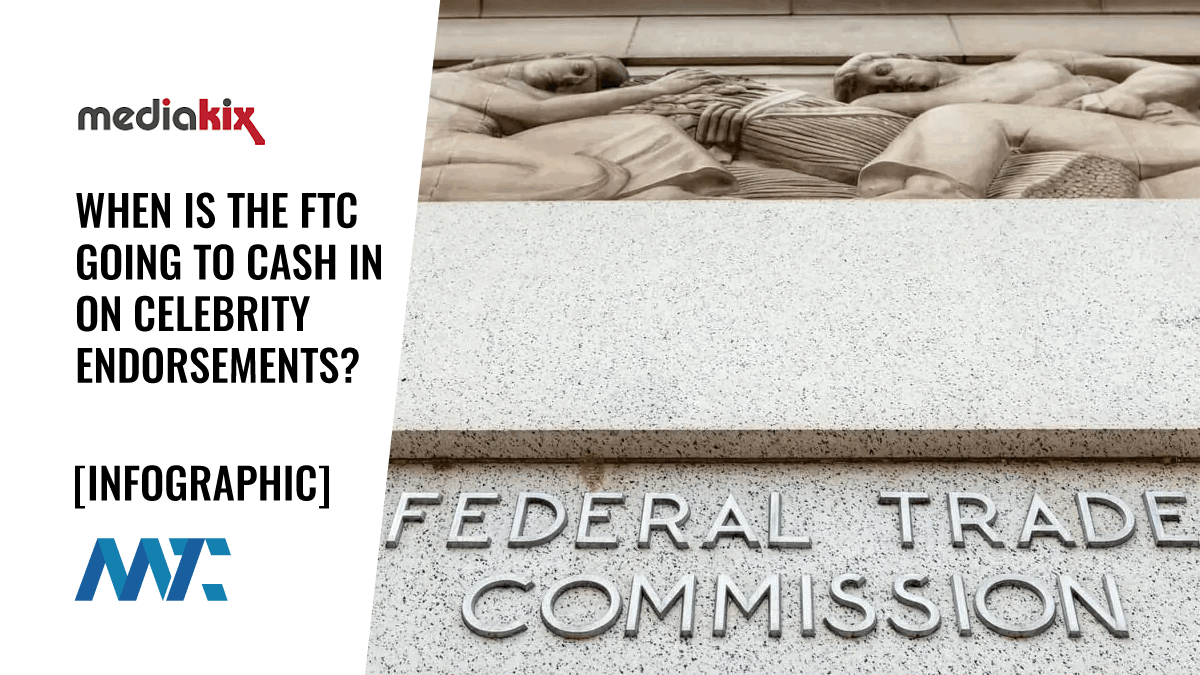 When is the FTC Going to Cash In on Celebrity Endorsements? 1 FTC Endorsements Infographic