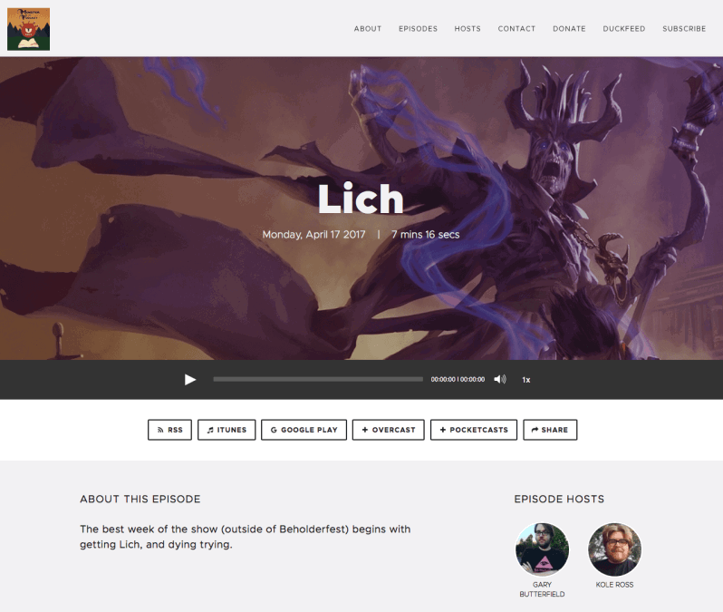 Fireside: Simple Podcast Website, Hosting, and Analytics 1 Fireside Website