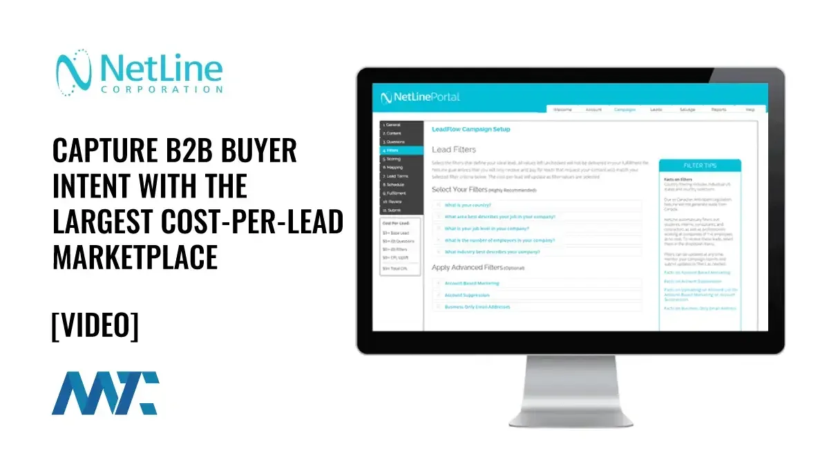 Netline: B2B Buyers Cost-Per-Lead Marketplace for Content