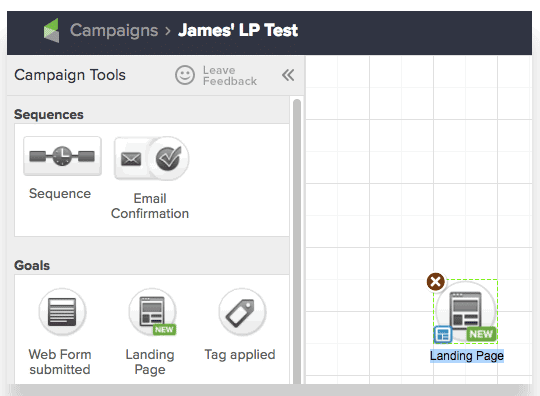 Infusionsoft Landing Page Automation