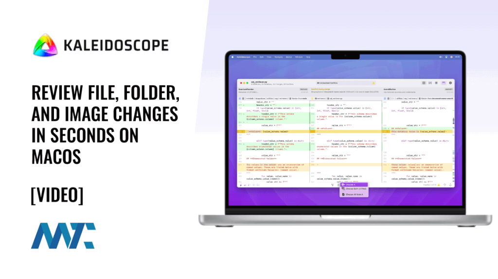 Kaleidoscope: Diff App for MacOS