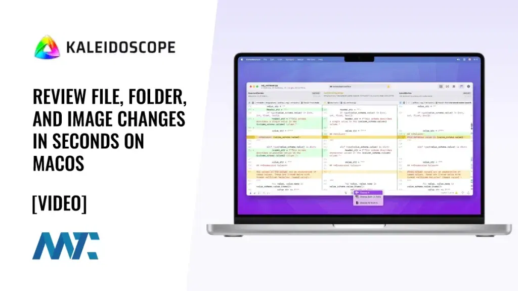 Kaleidoscope: Diff App for MacOS