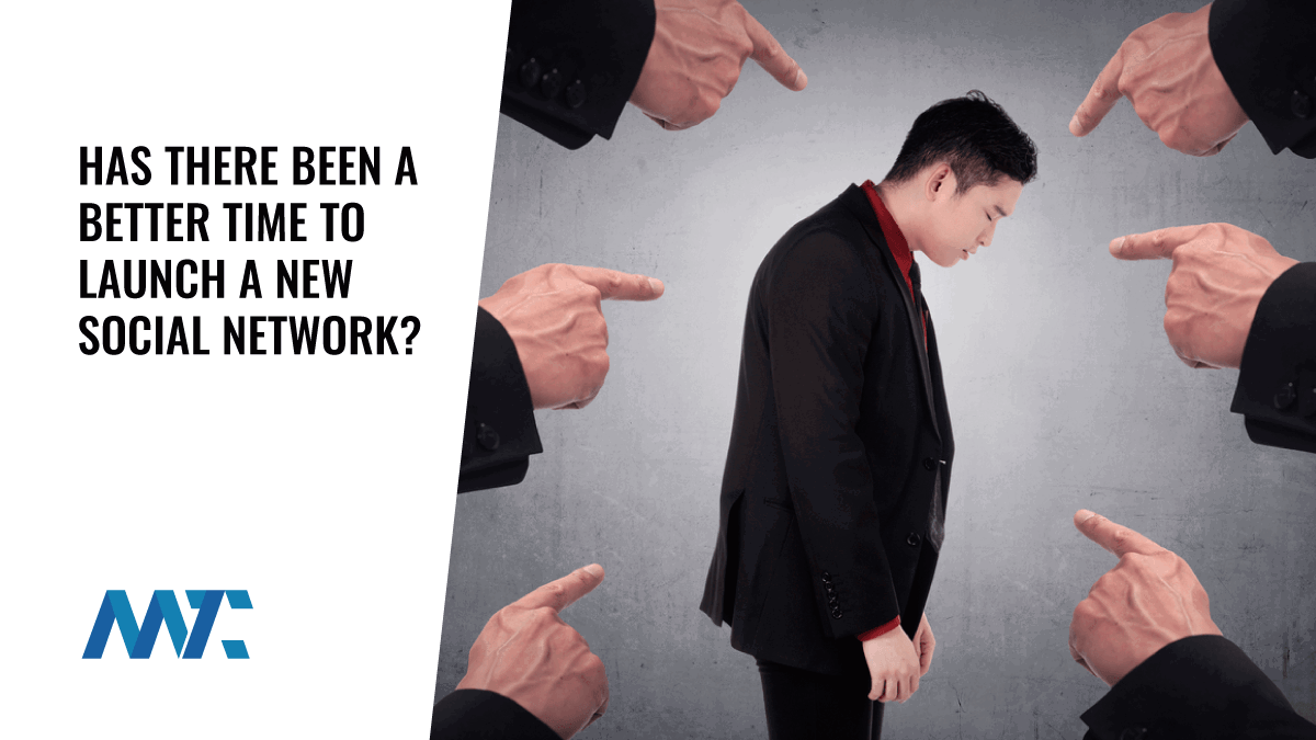Is There Any Better Time to Launch a New Social Network? 1 Social Networks, Spying, Shadowbanning,and Politics