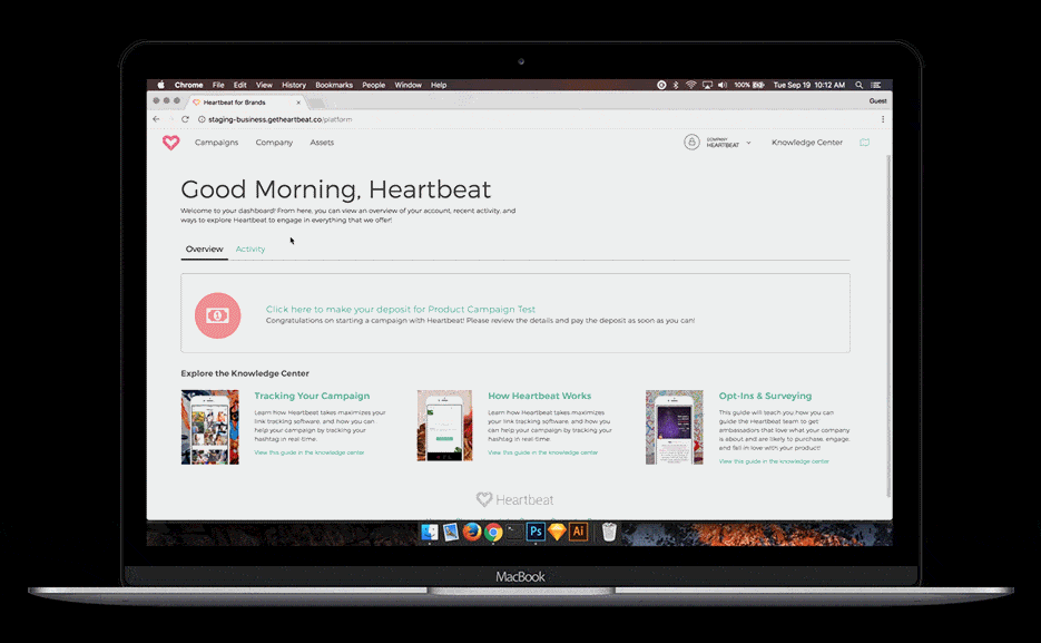 Heartbeat Dashboard
