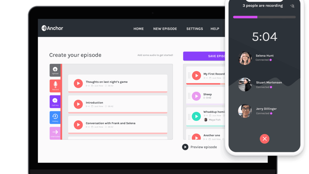 Anchor Podcasting App