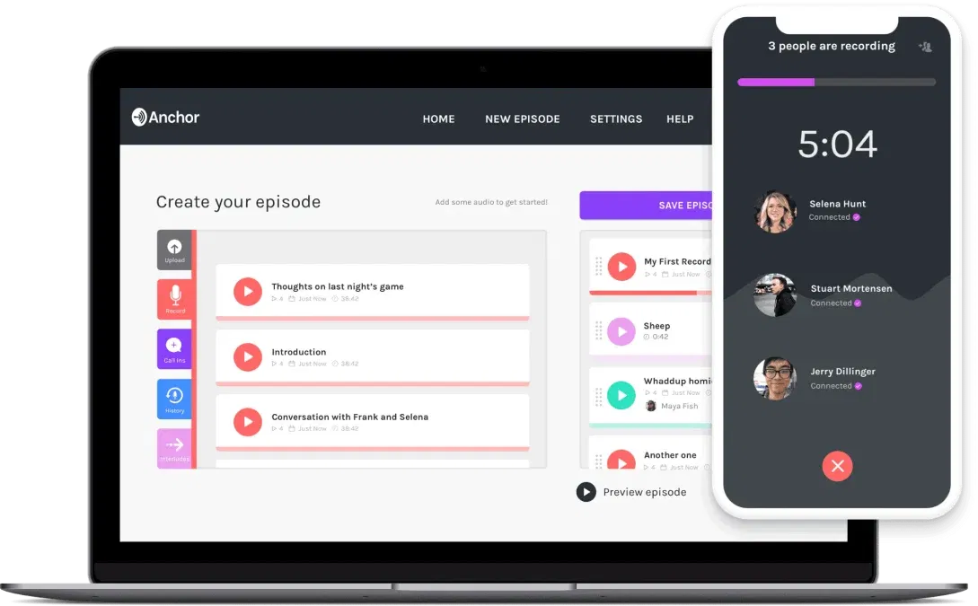 Anchor Podcasting App