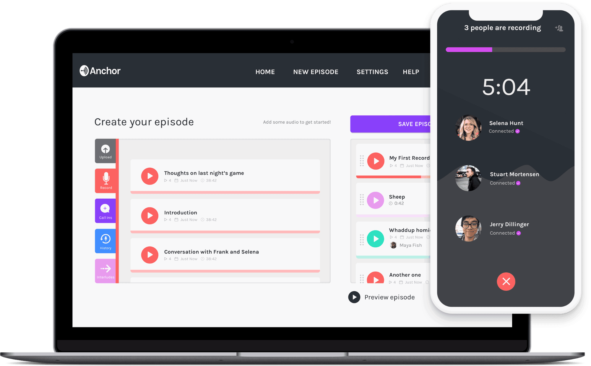 Anchor Podcasting App