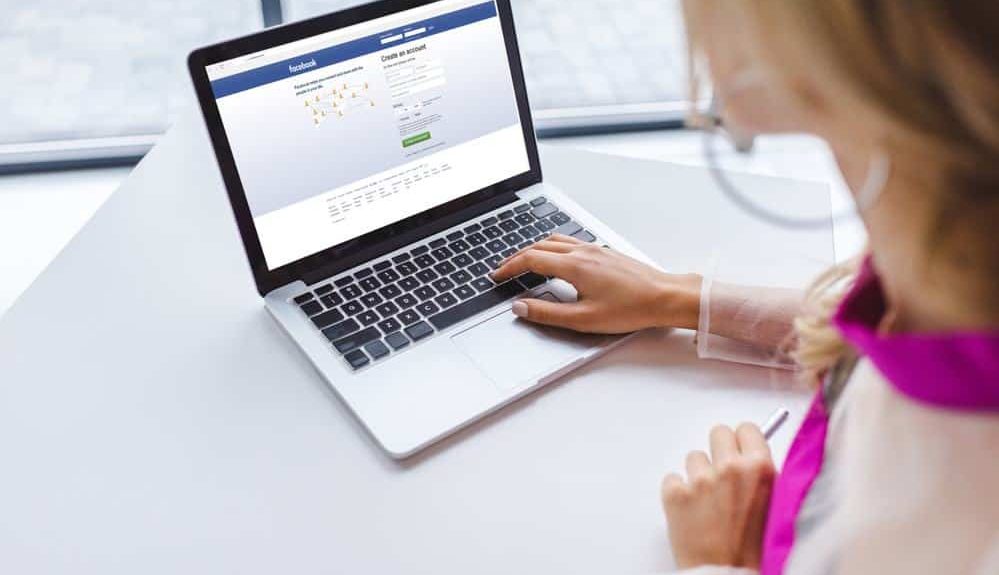 Logging into Facebook