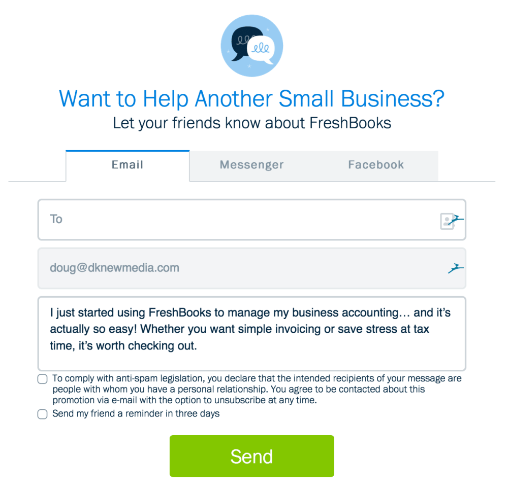 Freshbooks Referral Program