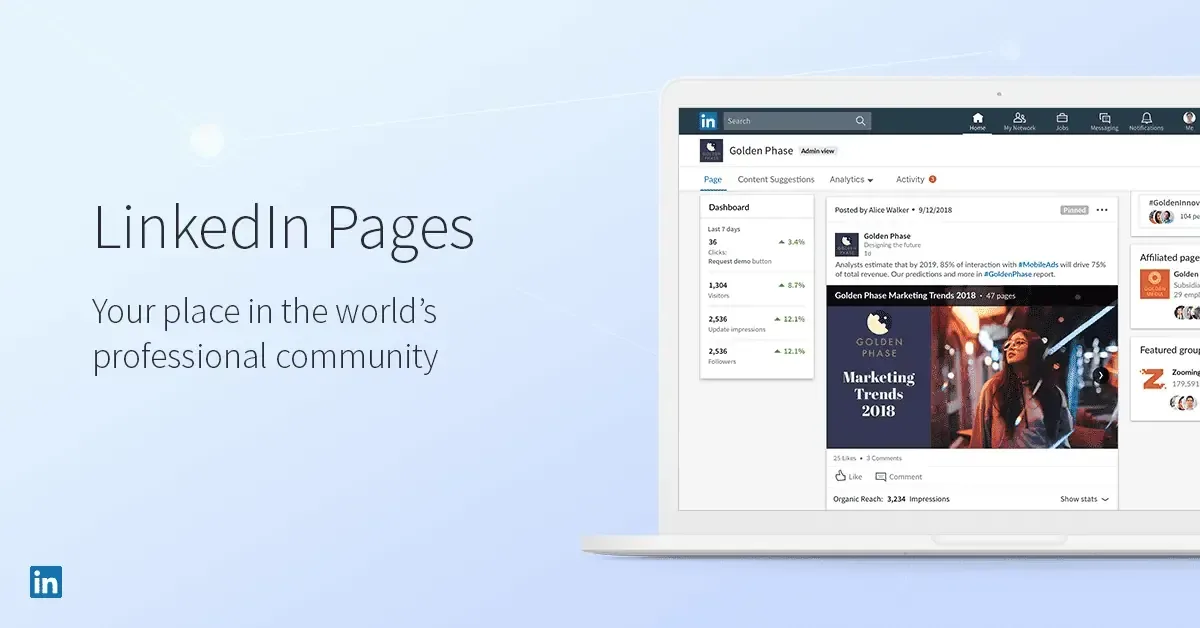 LinkedIn Company Pages