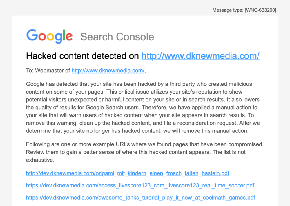 How A Rogue, Hacked Subdomain Got My Primary Domain In Trouble with Google! 10 DK New Media Hacked Content