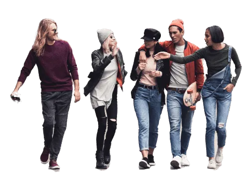 Background Removed from People