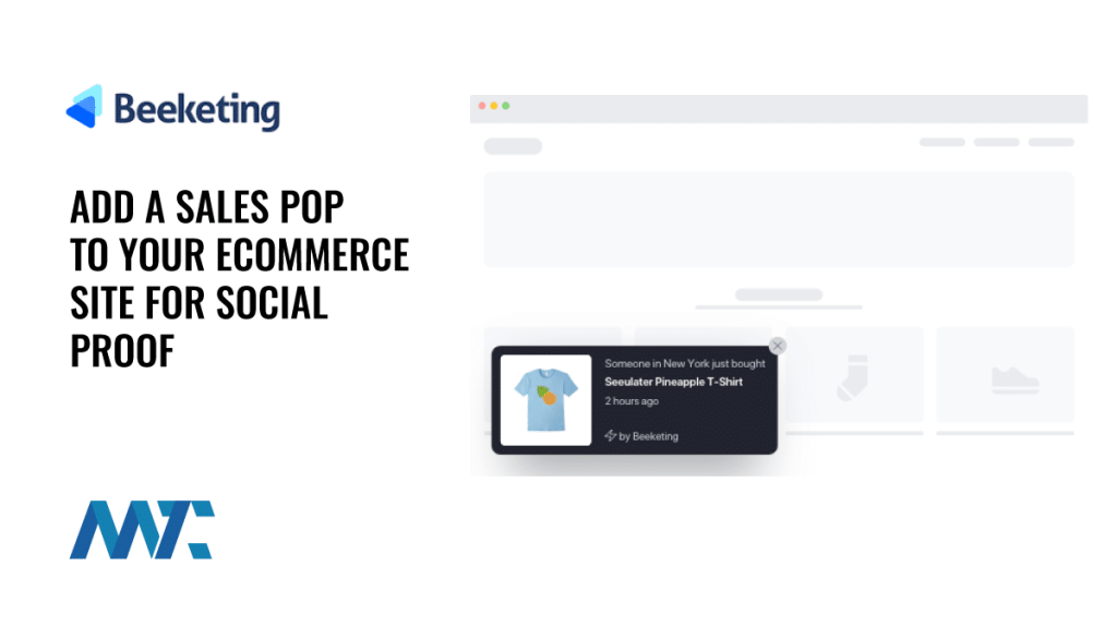 Beeketing: Social pop for ecommerce for social proof