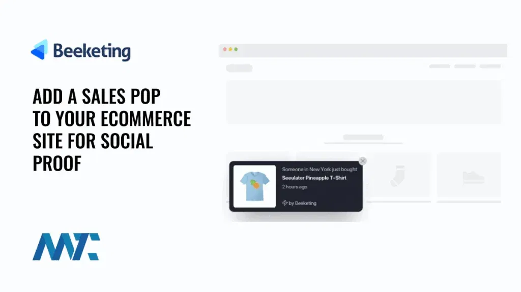 Beeketing: Social pop for ecommerce for social proof