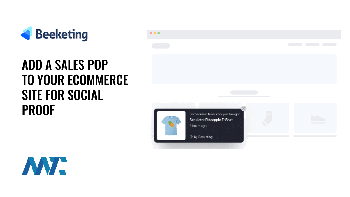 Beeketing: Social pop for ecommerce for social proof