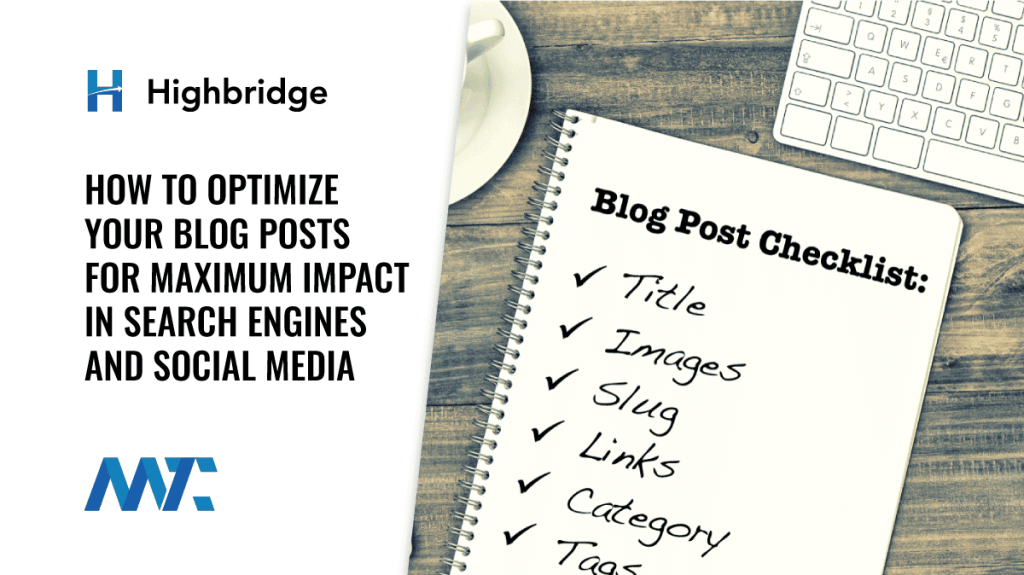 Blog Post Checklist - SEO and Social Media