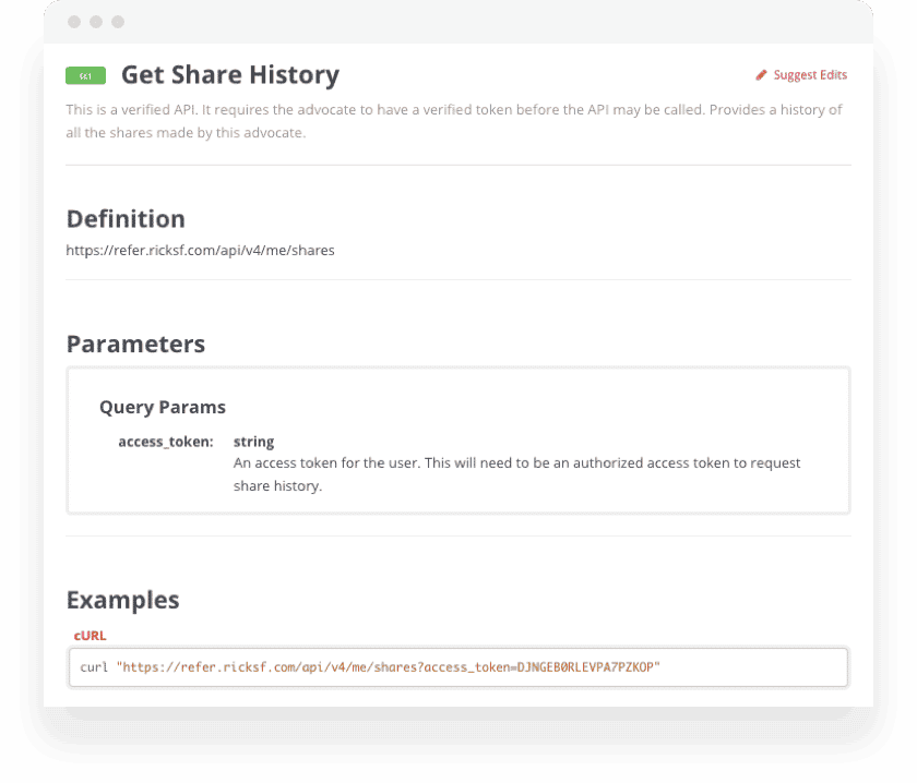 Extole API Webhooks