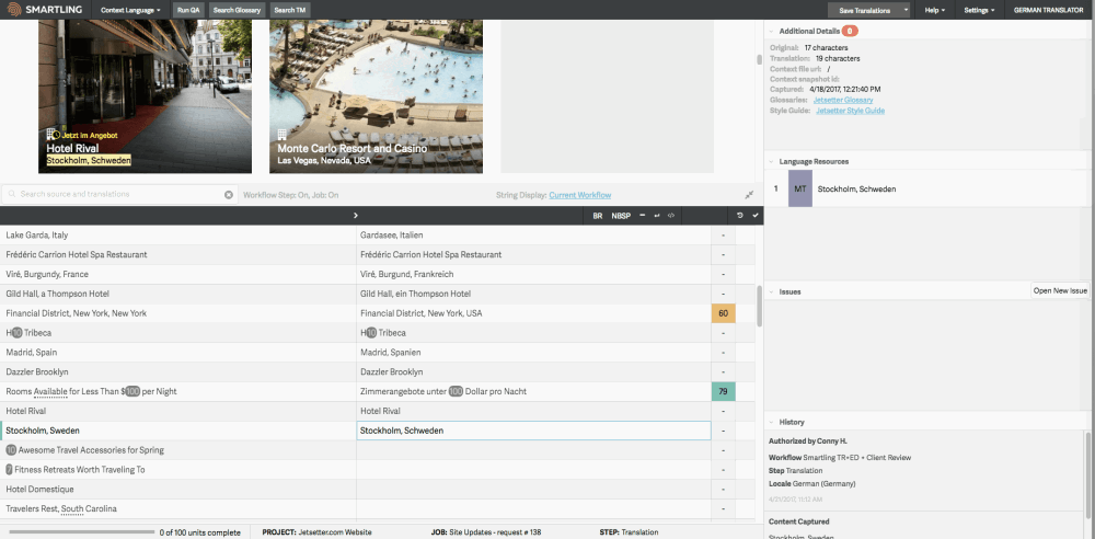 Smartling: Translation Services, Collaboration, and Process Automation Software 3 smartling translation workflow