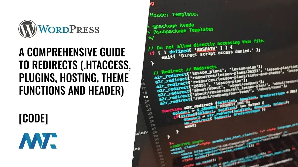 wordpress redirections htaccess plugins header theme functions hosting