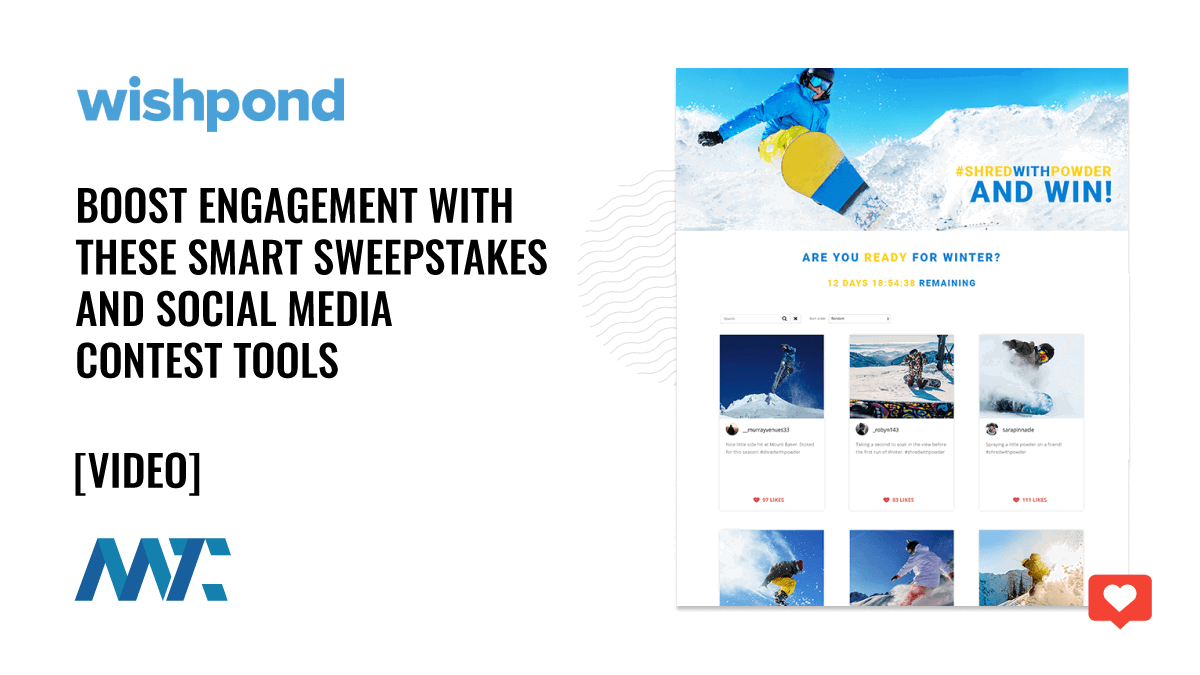 Wishpond: Boost Engagement with These Smart Sweepstakes and Social Media Contest Tools