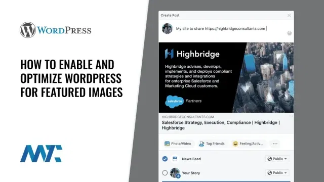 WordPress Featured Image Optimization