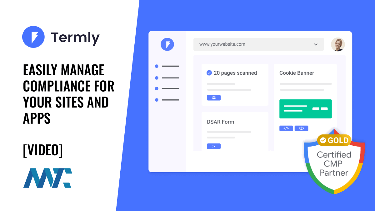 Termly: Easily Manage Compliance For Your Sites and Apps 1 Termly Compliance Generator for Websites and Apps