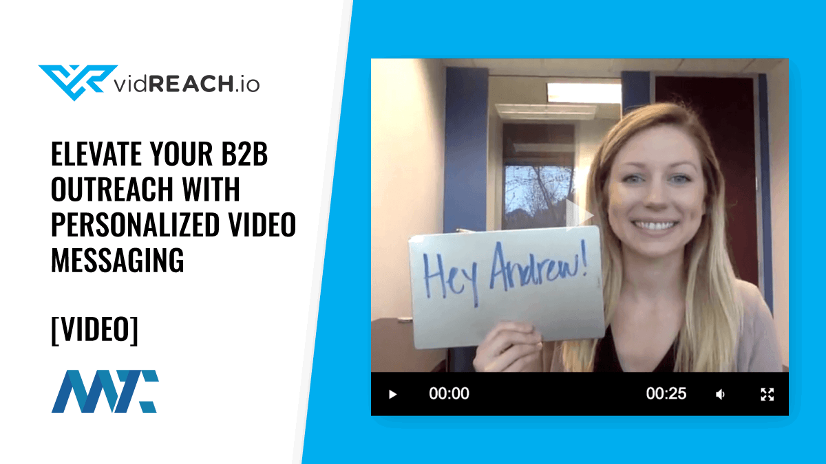 vidREACH: Elevate Your B2B Outreach with Personalized Video Messaging 1 vidREACH: B2B Video Email and Messaging Platform