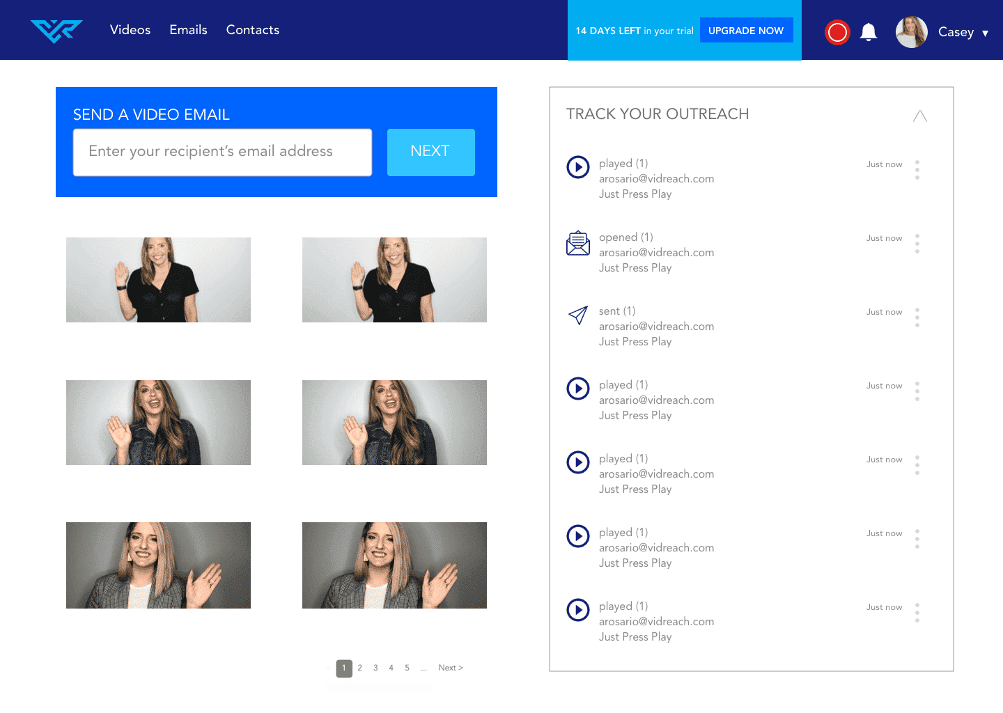 vidREACH Prospecting Video Outreach