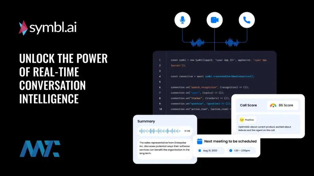 Symbl.ai: AI-powered conversation voice audio intelligence platform