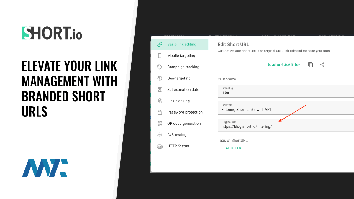Short.io: Elevate Your Link Management with Branded Short URLs 1 Short.io: Link Shortener Platform for Businesses, Enterprise, and Developers