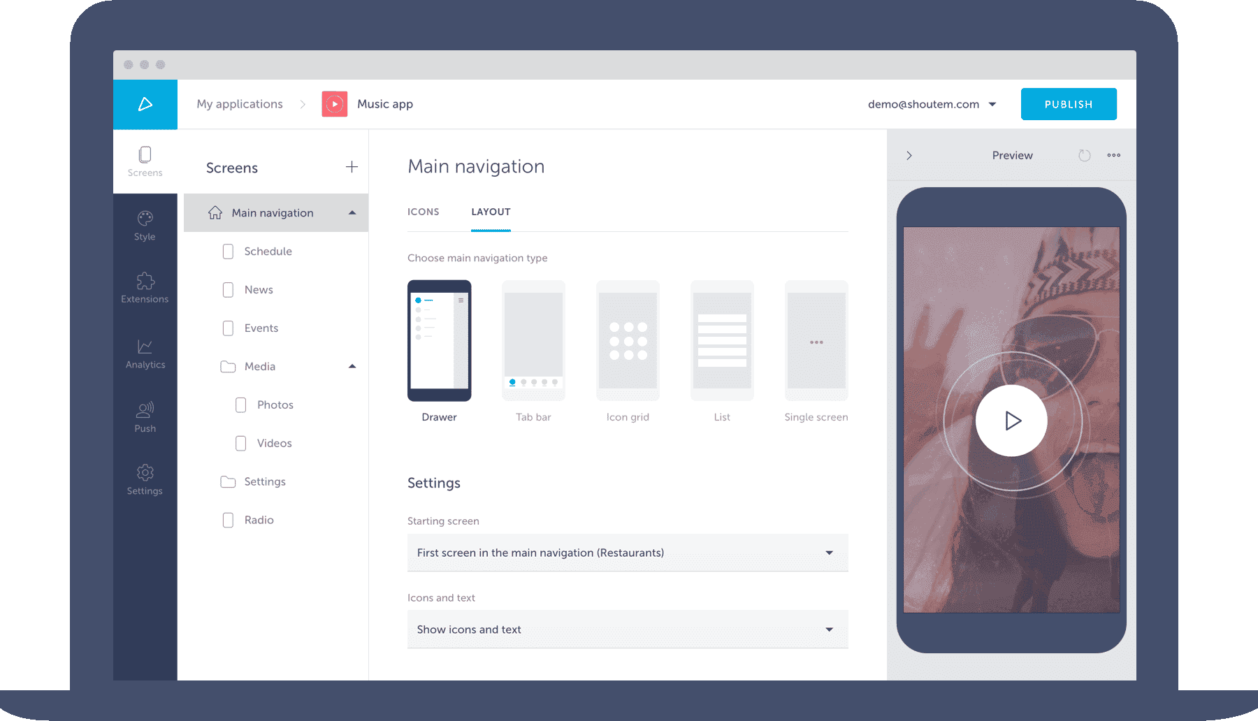 shoutem-mobile-app-builder