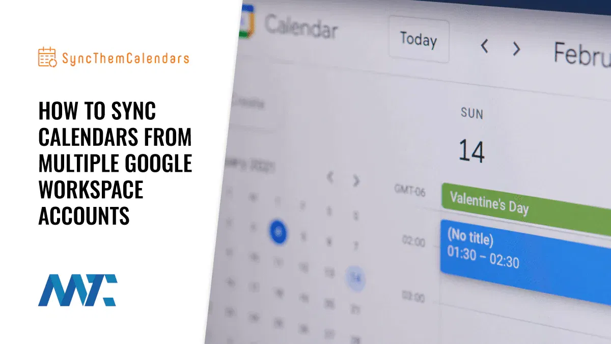 How to Sync Calendars from 2 or more Google Workspace Accounts