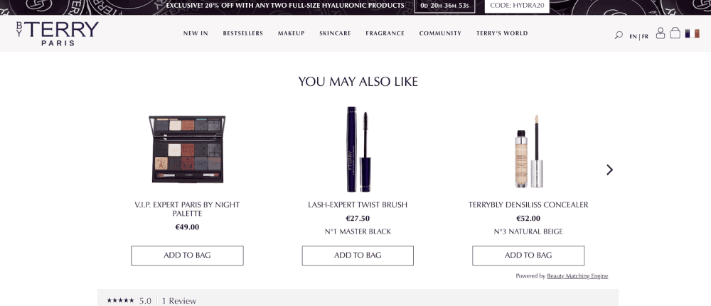 Beauty Matching Engine: Personalized AI Recommendations That Drive Online Beauty Sales 5 Beauty Product Upsells