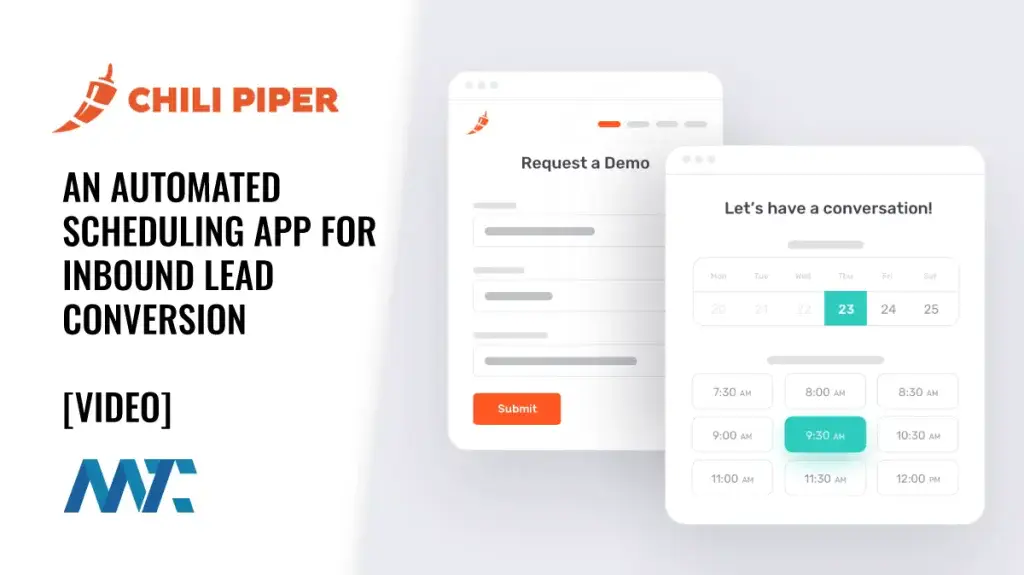 chili piper scheduling app for lead conversion