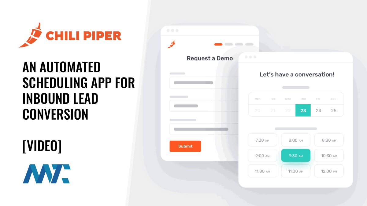 Chili Piper: An Automated Scheduling App for Inbound Lead Conversion 1 Chili Piper: Scheduling App for Lead Conversions