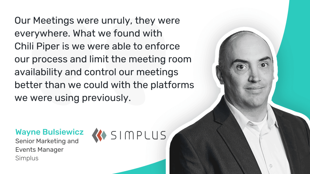 Chili Piper Testimonial - Simplus