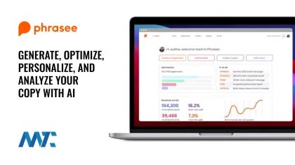 Generate, Optimize, Personalize, and Analyze your copy with AI and Phrasee