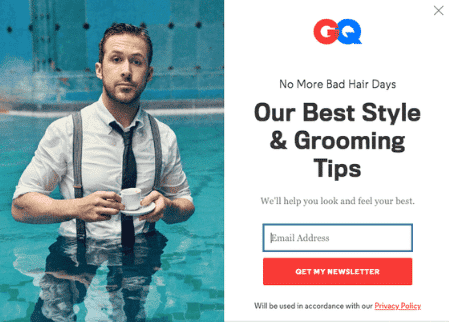 Examples of Exit-Intent Pop-ups That Will Improve Your Conversion Rates 5 Email Subscription Exit Intent Popup