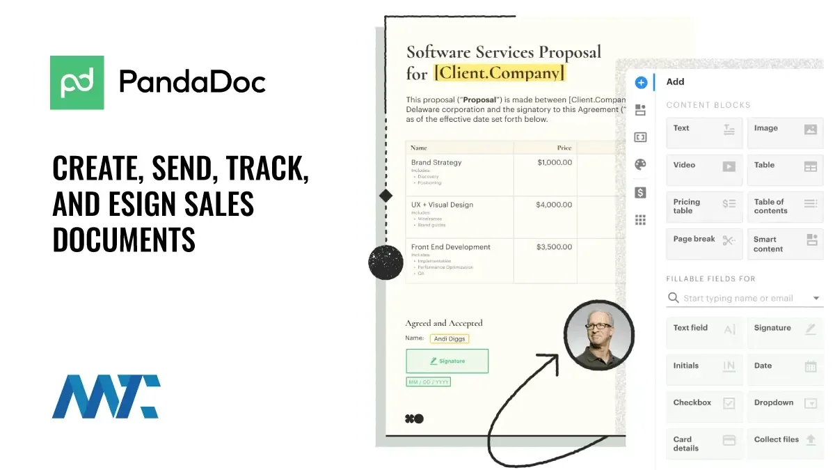 Esign Sales Contracts, Proposals, SOWs, with PandaDoc