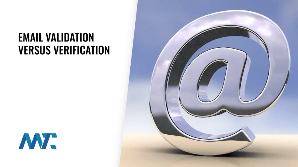 Email Address Validation versus Email Address Verification
