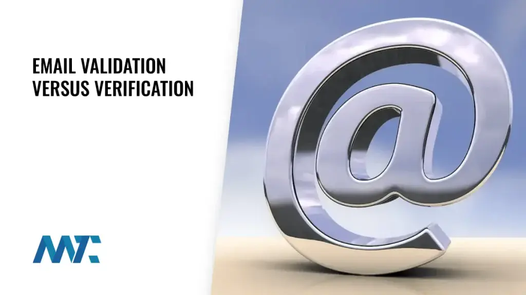 email address validation vs verification